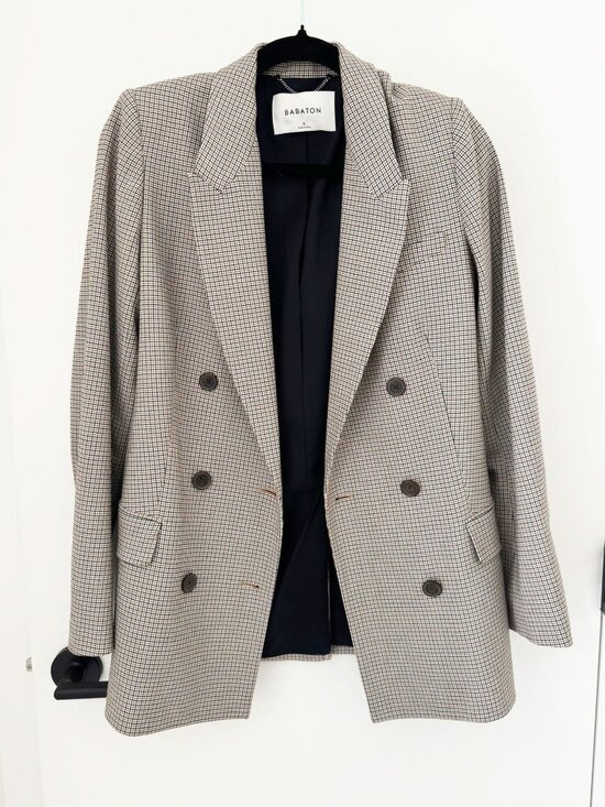 Jackets & Blazers - ARITZIA BABATON Houndstooth Pattern Women's Size 6 Blazer Jacket